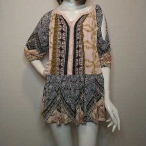 Free People Portobello Paisley Tunic Dress